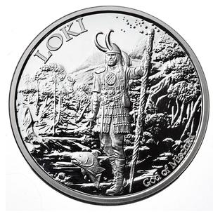 Norse God Odin Valkyrie 1 oz .999 silver proof # coa #1 in viking series art 