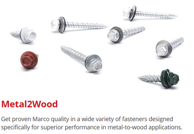 metal to wood screws