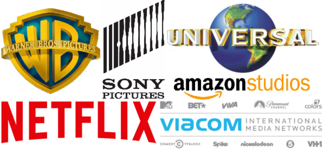 Major TV networks and movie studios who have produced projects and worked with Screenwriter Dude