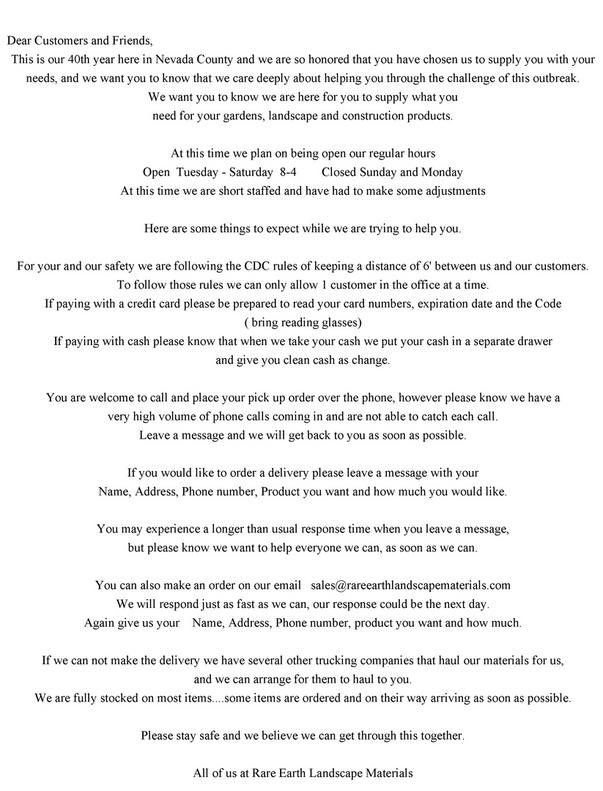 Potting Mix, Compost Rare Earth Landscape Materials Grass Valley, Ca