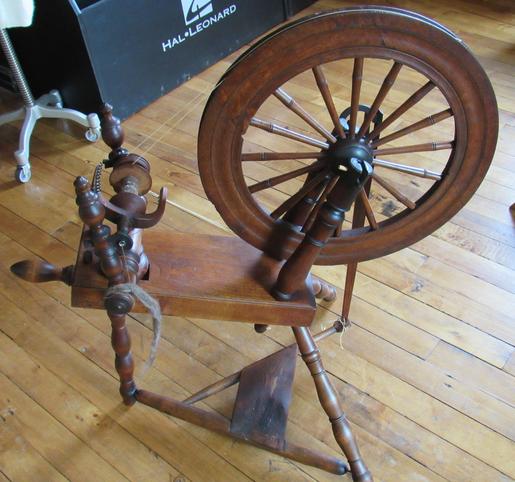 1860 McIntosh Saxony Spinning Wheel