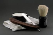 Shaving Brush and Straight Razor