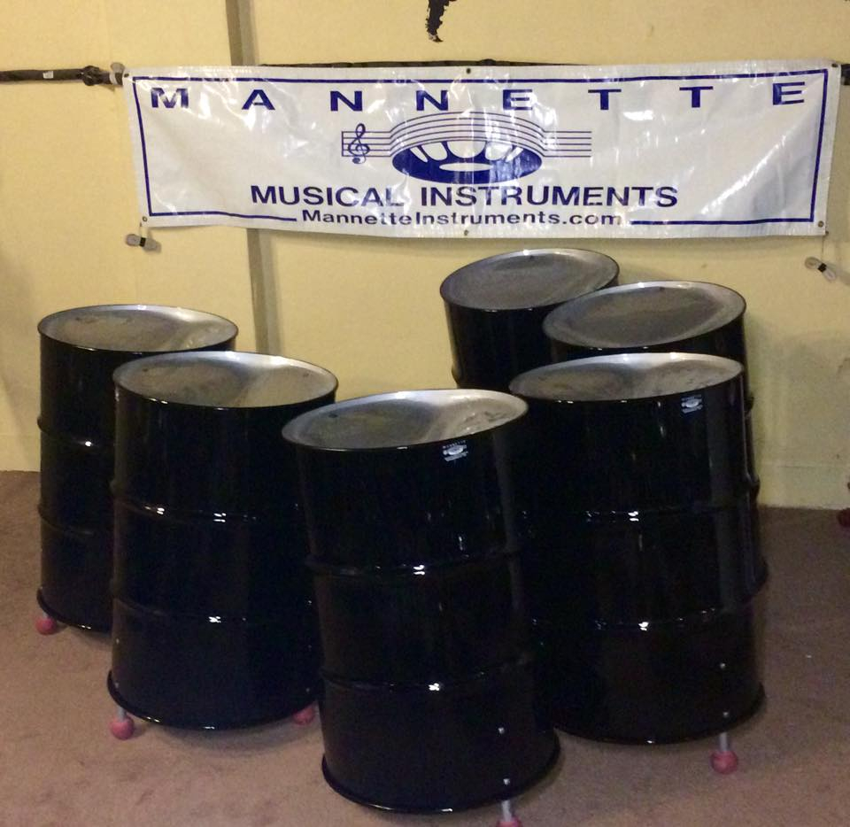 Steel Pans Big Band Set - stands & mallets included