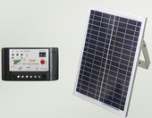 Solar power for electric swing gate operator