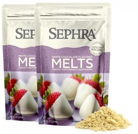 Sephra White Chocolate Melts, Candy Making & Dipping Chocolate 4lb box