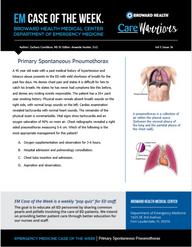 PTX, pneumothorax, EM, Zack Cornblum, EM