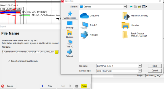 Select ellipses for path in Primavera P6