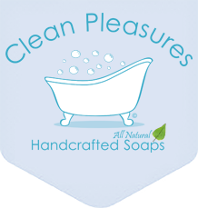 Clean Pleasures All Natural Handcrafted Soap Logo