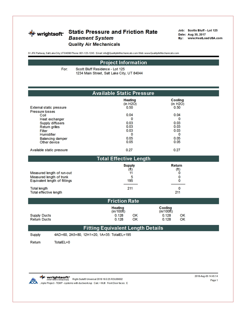 What Do We Need In Order To Prepare Your Manual J, D & S?