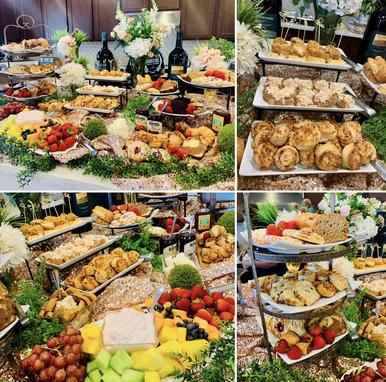 Baby shower best sale lunch buffet menu