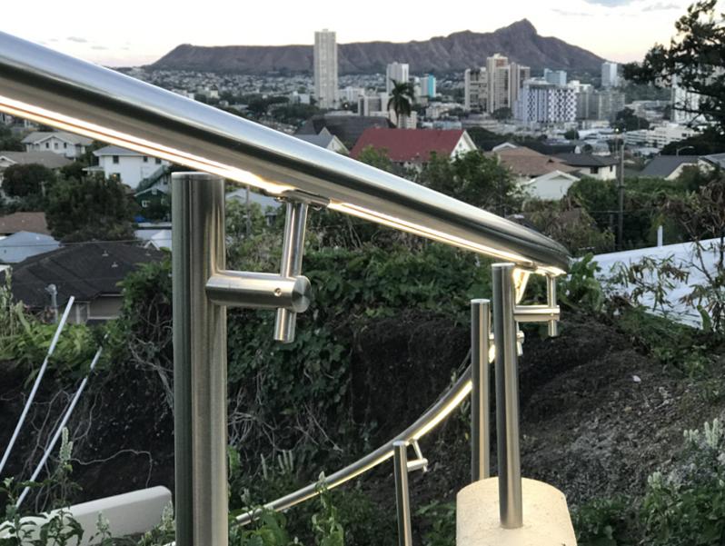 LED Light stainless steel railing Honolulu,stainless steel railing Honolulu, stainless steel railing, railing , deck railing, deck
