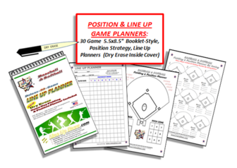 Baseball & Softball Line Up Planning Booklet