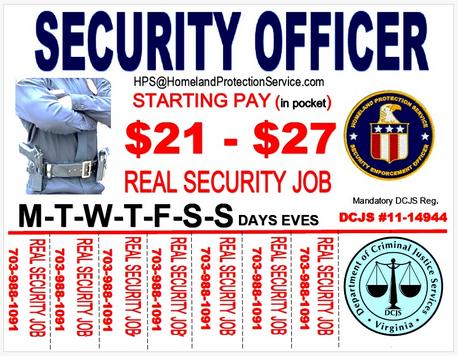 HPS can help you become a security officer
