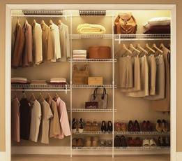 Wire Shelving Bedroom Closet