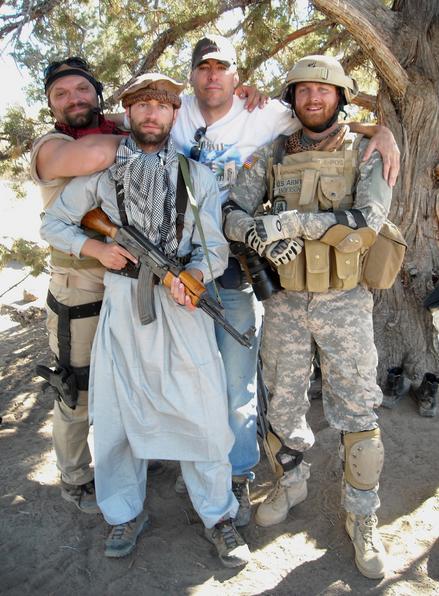 Afghan mujahideen & ACU US Army soldier