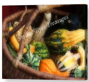 Gourds In Basket