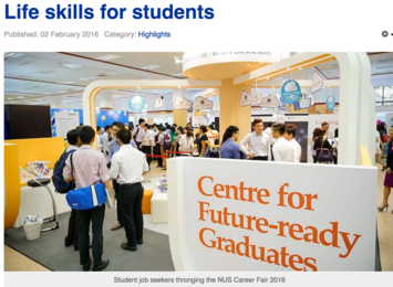 NUS News Feb 2016 Life Skills for Students