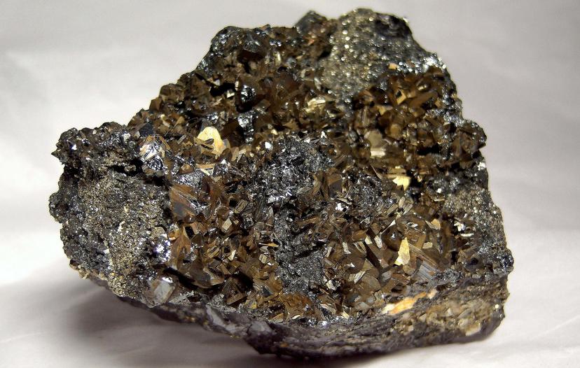 TETRAHEDRITE, CHALCOPYRITE, PYRITE, SPHALERITE, Casapalca Mine, Casapalca, Huarochiri Province, Lima Department, Peru - ex Albert Sebela - for sale