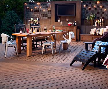 Composite deck materials is extremely durable.