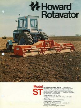 Howard Rotavator Model ST Brochure
