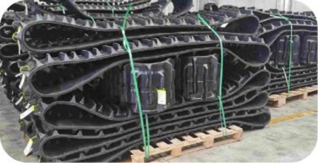 Replacement Rubber Tracks for Kubota Combine Harvester