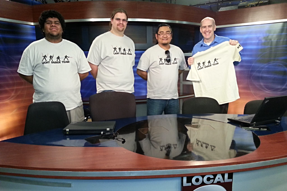 KESQ Palm Springs (August 2014) Eye On the Desert: Inland Empire Lightsaber Team Fights for a Healthier Lifestyle