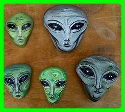 My Alien Rocks are sold exclusively at 'Remember When Too' in Cayucos, CA