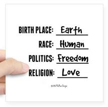 birthplace earth, humanity, zazzle, spread kindness, freedom, love, earth, unity, awakening