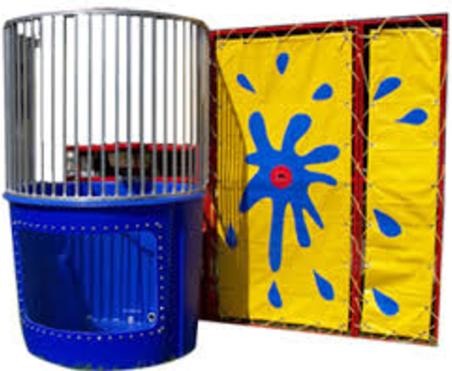 this is 500 gallons Commercial Dunk tank for any Carnival event grand openings school events church events and prive