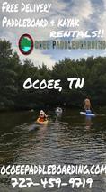 Ocoee TN Paddleboard and Kayak Rentals