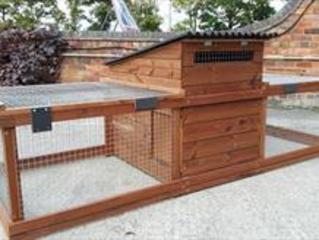 Hintsford chicken coops or broody coop. Available from Chickenfeathers in Shotts.