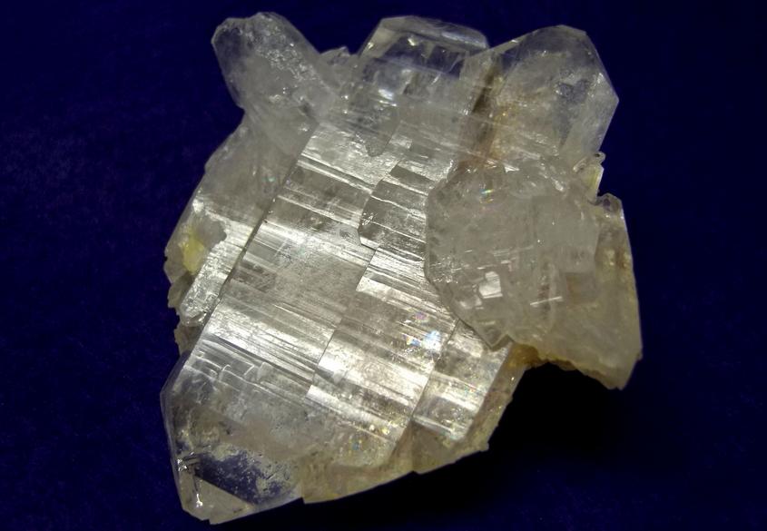 tabular QUARTZ crystals - Hot Springs, Garland County, Arkansas, USA - ex Rutgers Geology Museum - for sale