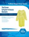 MedPride Yellow Impervious Gown
