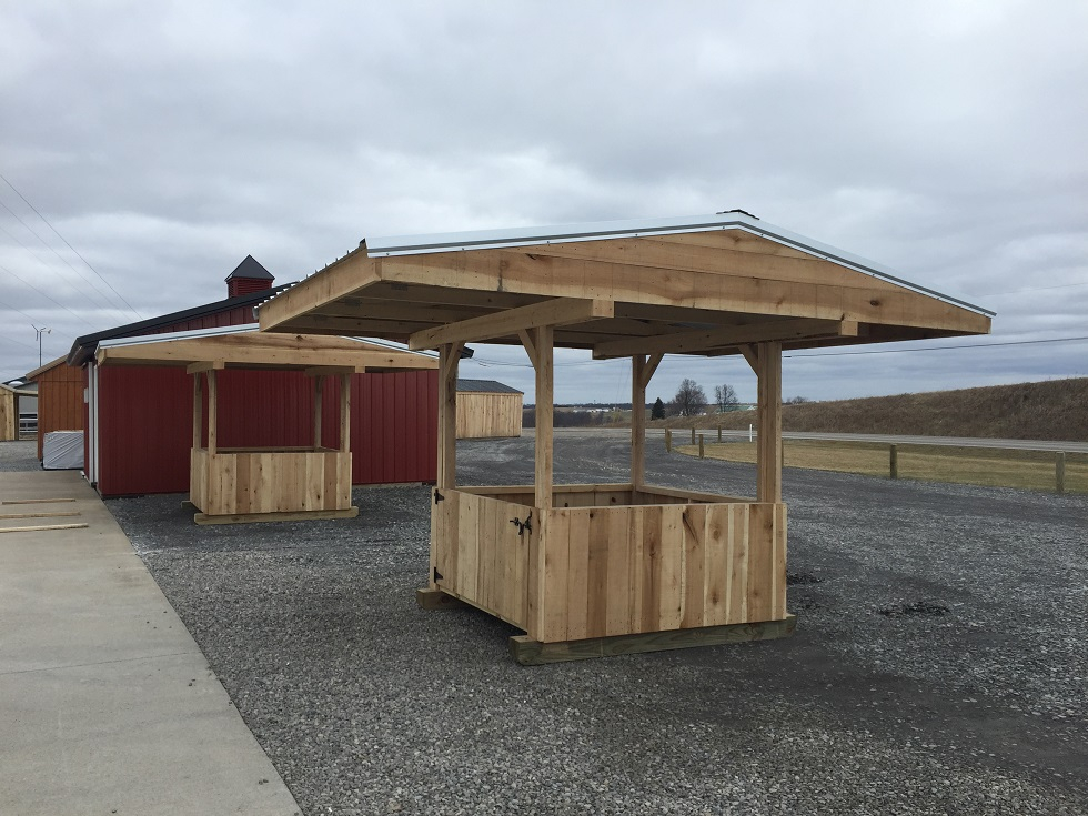 Outdoor Hay Feeders