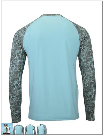 VICKI'S SPF FISHING SHIRT BLUE