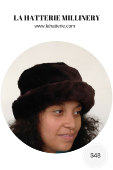 Fall/Winter Casual Hat- 1610-Faux Fur Hat