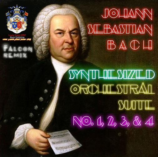 Falcon remixes the complete Johann Sebastian Bach Orchestral Suite Series with modern day synthesizers. Over 1 hour of music! Easy Listening, but also very fast paced, UP-BEAT, & modern. Just in time for Holiday Shopping, this set includes 24 masterpiece songs digitaly remastered with latest in synthesizer technology. This is a great gift for all ages from young kids to seniors. Available in Stores 12/10/2016