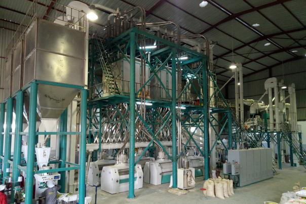 240t per day maize flour mill machine in Zambia