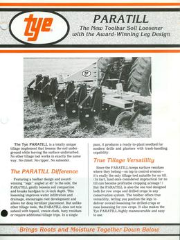 Tye Paratill Brochure