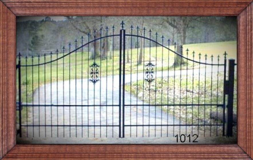 iron steel aluminum driveway gates fences
