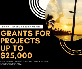 SolarBollards Hawaii Energy Relief Grant
