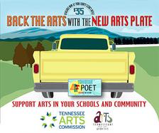 Get the Arts Specialty License Plate