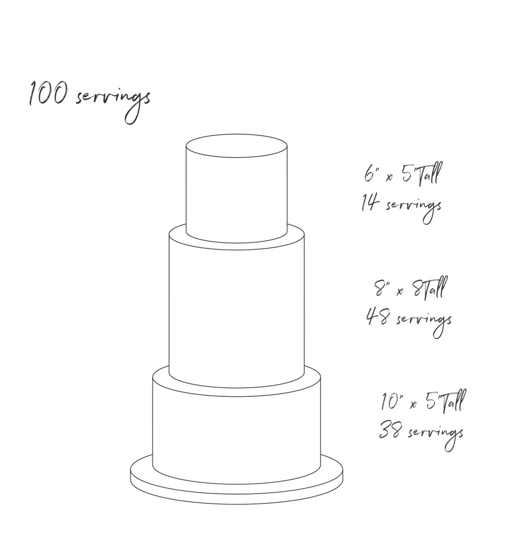 wedding cake sketch templates