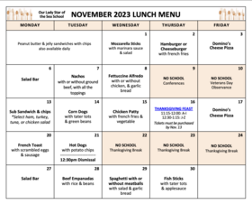 Calendars & Menus