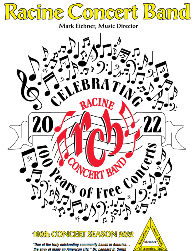 2022 Racine Concert Band Program 100th Year
