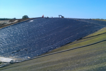 Geomembrane Capping landfill