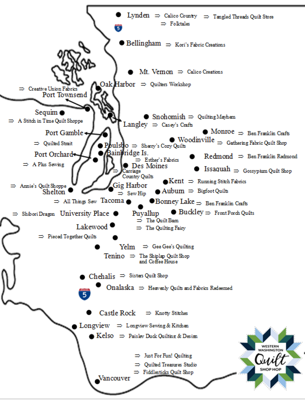 Shop Hop Map