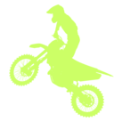 Mines and Meadows Dirt Bike Icon