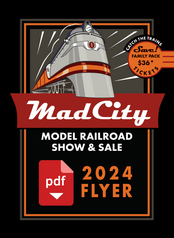 MadCity Train Show Flyer 2024