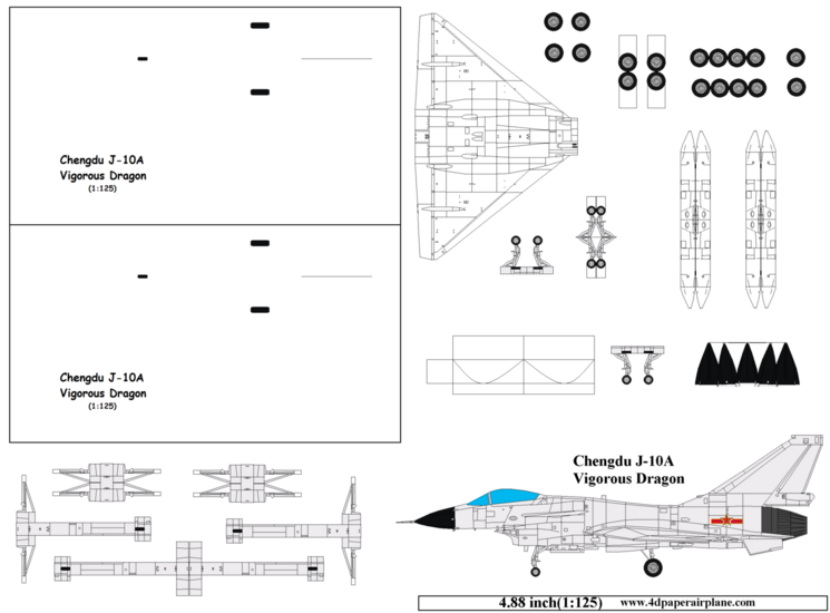paper model airplanes free download